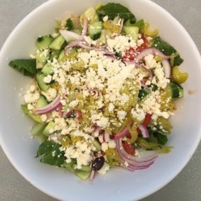 Gluten-free salad from Malibu Fish Grill